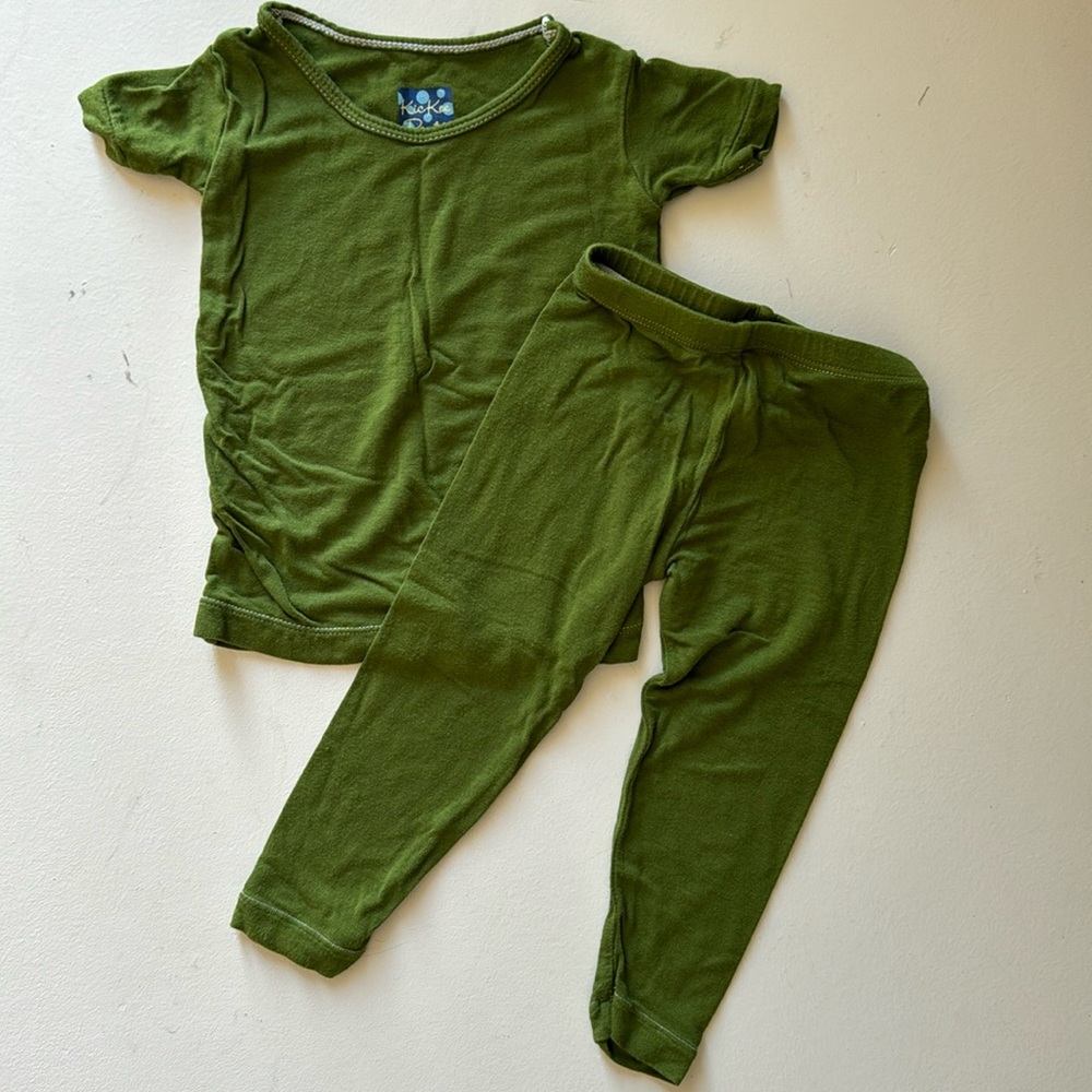 Green Baby PJ Set